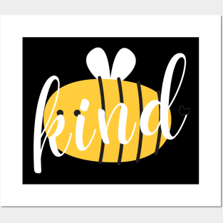 Be Kind Cute Bee Posters and Art